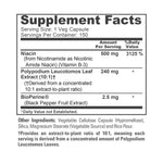 NusaPure Polypodium Nicotinamide 10:1 Extract, 240 mg per Veg Caps - 150 Count (Non-GMO, Soyfree, Bioperine)