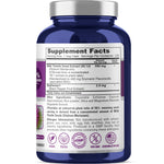 NusaPure Milk Thistle 50:1 Extract, 550 mg 120 Veggie Capsules Non-GMO, Vegan Max Strength - Standardized 80% Silymarin, Bioperine