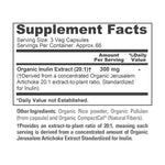 NusaPure Inulin Powder 20:1 Extract, 300 mg | 200 Veg Capsules |USDA Organic Suitable for Vegetarians, Vegan, Non-GMO Supplement