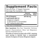 NusaPure Oregano Oil Extract 307mg | 200 Veggie Powder Capsules | Naturally Occurring Carvacrol | Non-GMO and Vegan Extract 65:1
