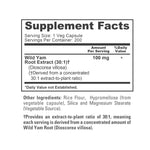 NusaPure Wild Yam Root 30:1 Extract, 100 mg 200 Vegan Capsules - Women’s Health & Hormonal Balance - Non-GMO, Vegan