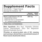 NusaPure Neem Leaf Root 10:1 Extract, 200 mg 150 Veggie Capsules|Herbal Supplement|Non-GMO, Vegan