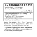 NusaPure Yucca Root 30:1 Extract, 100 mg 120 Veggie Capsules Yucca schidigera Non-GMO, Vegan