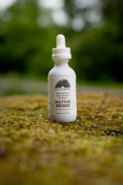 Organic Native Reishi Mushroom Tincture 2oz.