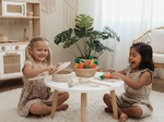 Handmade Rattan Play Kitchen Utensils - Montessori Pretend Play Cooking Set