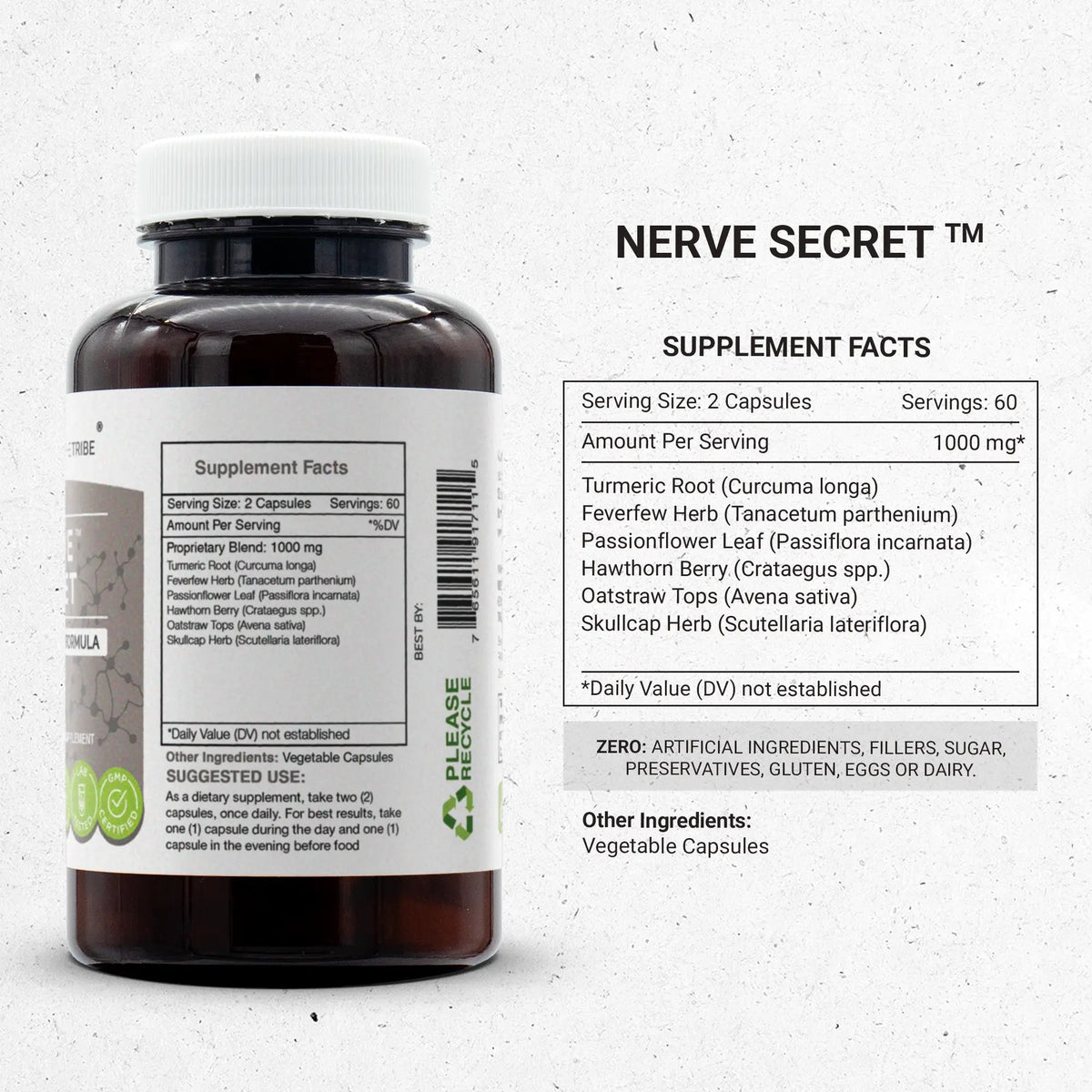 Nerve Secret Capsules - Healthy Nerves Formula