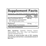 NusaPure Noni Fruit 20:1 Extract, 300 mg 240 Capsules Suitable for Vegetarian/Vegan, Non-GMO