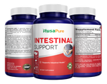 NusaPure Intestinal Support for Humans (Non-GMO), Wormwood, Garlic, Black Walnut Hull, 60 Capsules
