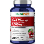 NusaPure Tart Cherry 1,100mg per Caps, 150 Count, Vegan, Non-GMO, Gluten Free