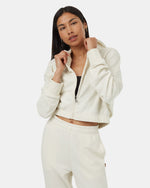 TreeTerry Oversized Cropped Zip Hoodie