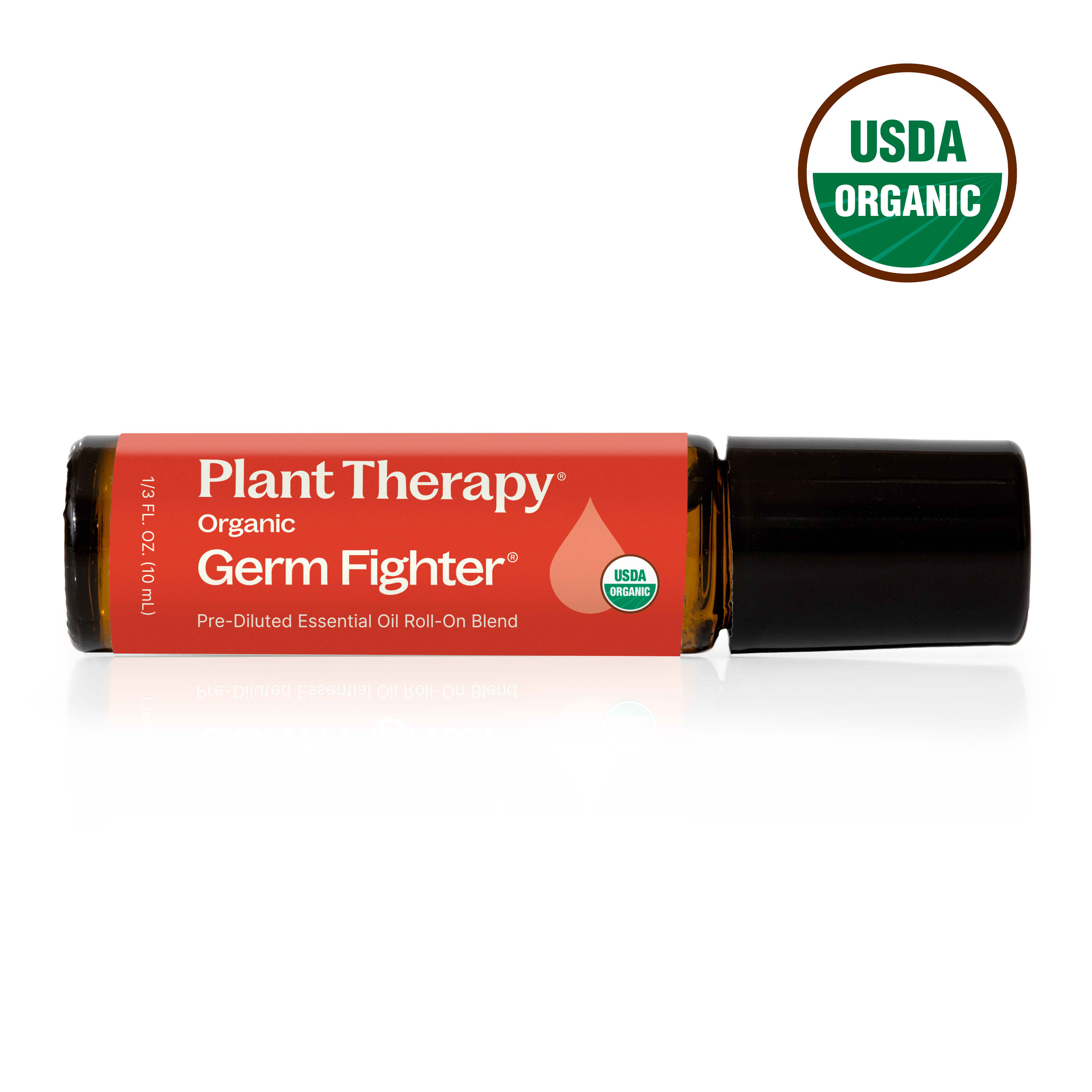 Organic Germ Fighter Essential Oil Blend Pre-Diluted Roll-On