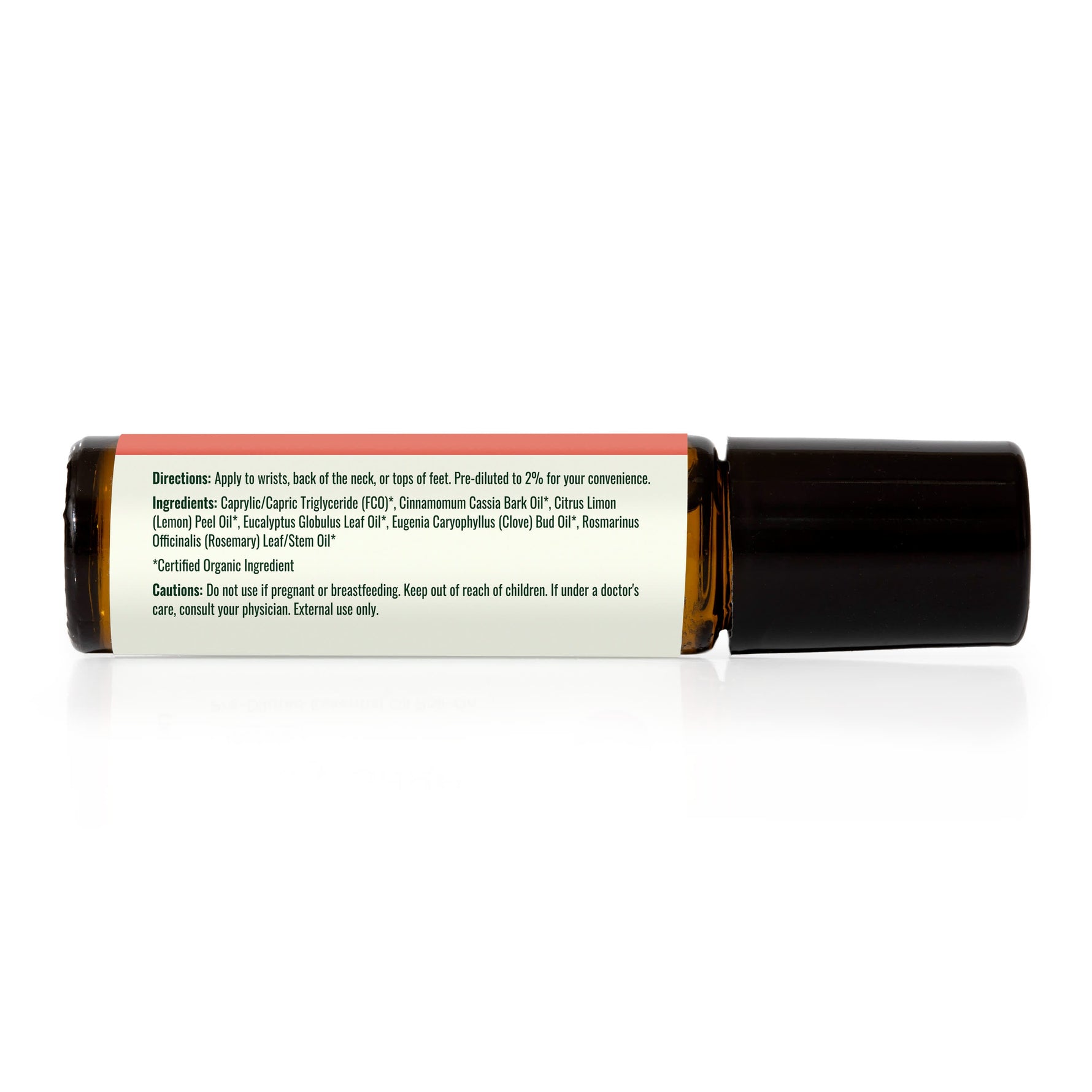 Organic Germ Fighter Essential Oil Blend Pre-Diluted Roll-On
