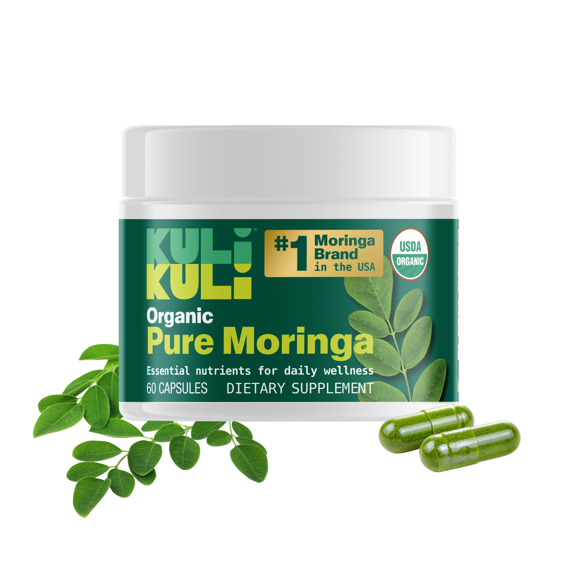 Pure Moringa Capsules for Energy