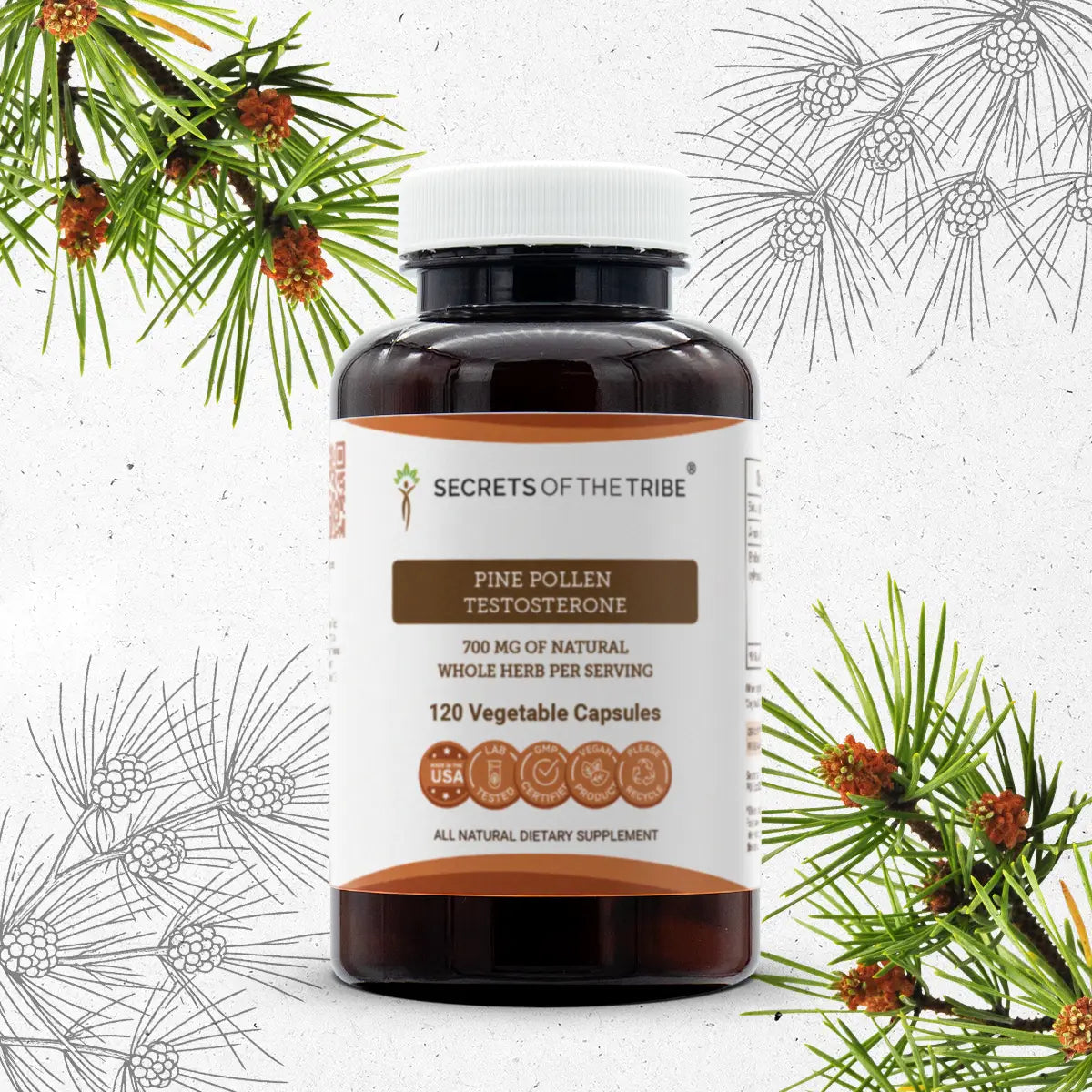 Pine Pollen Testosterone Capsules