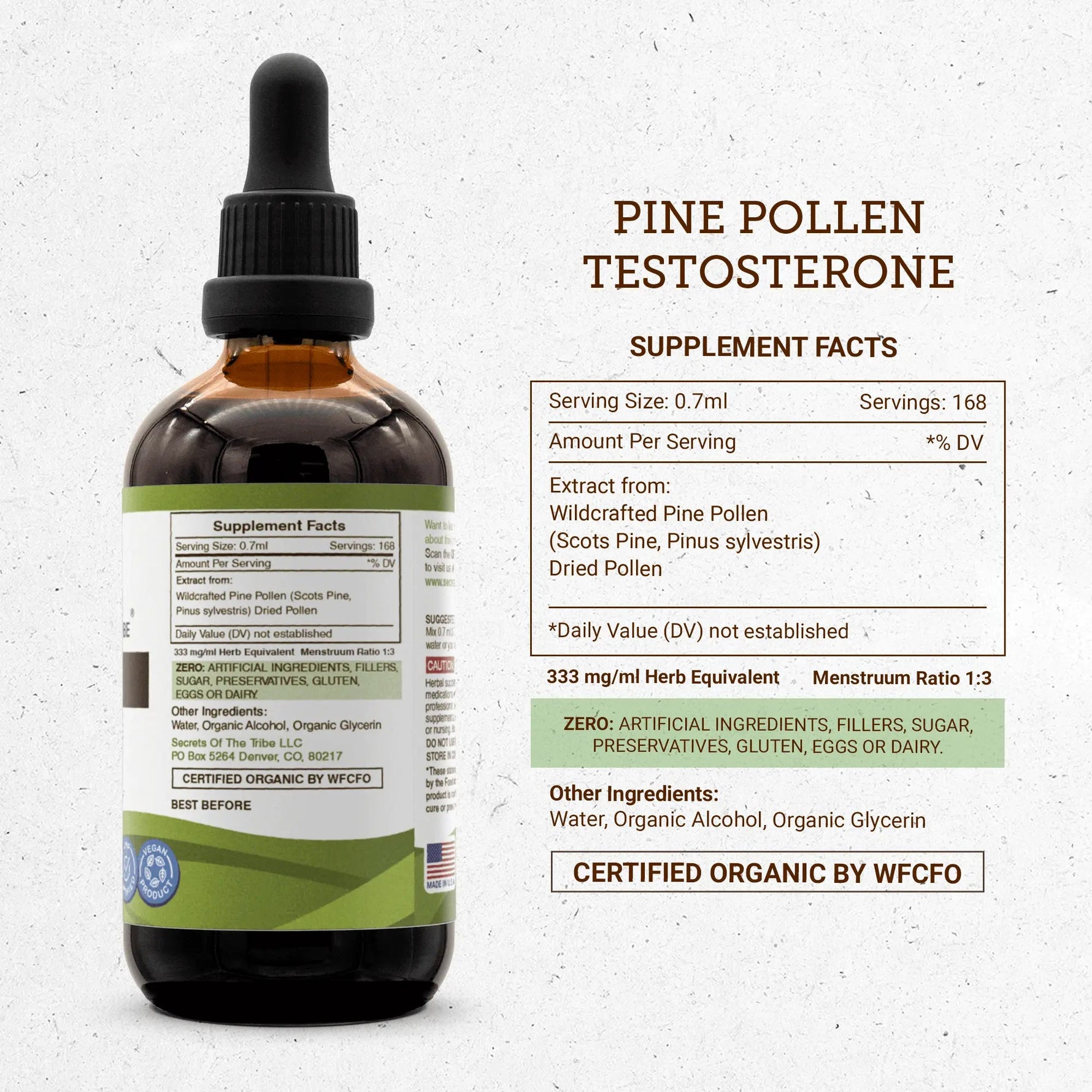 Pine Pollen Testosterone Tincture