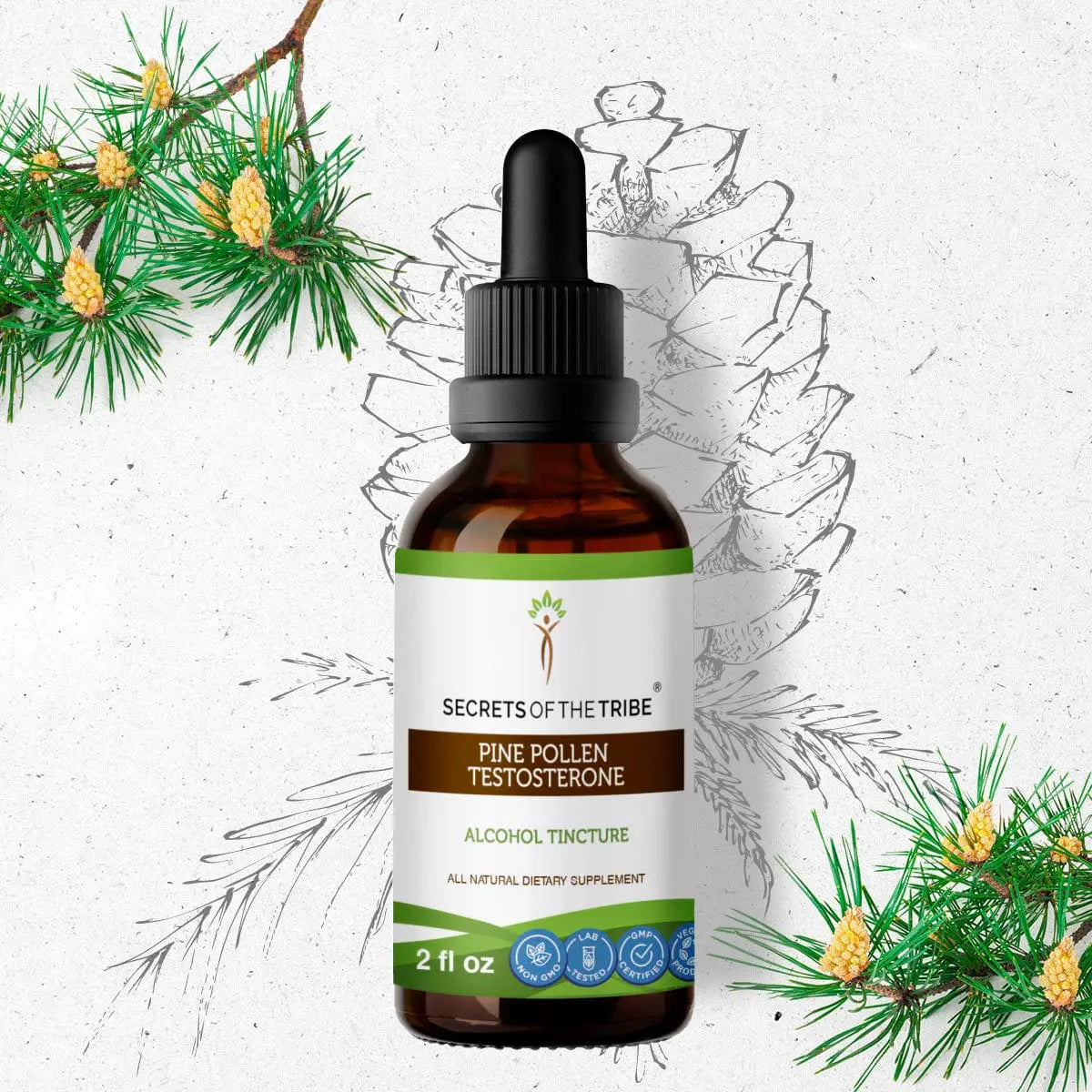 Pine Pollen Testosterone Tincture