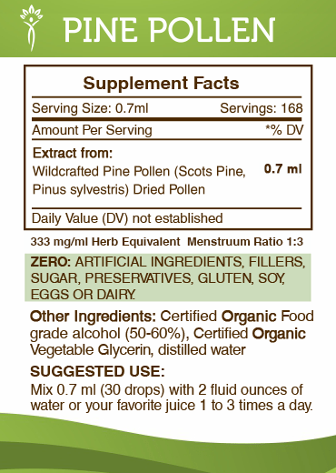 Pine Pollen Tincture