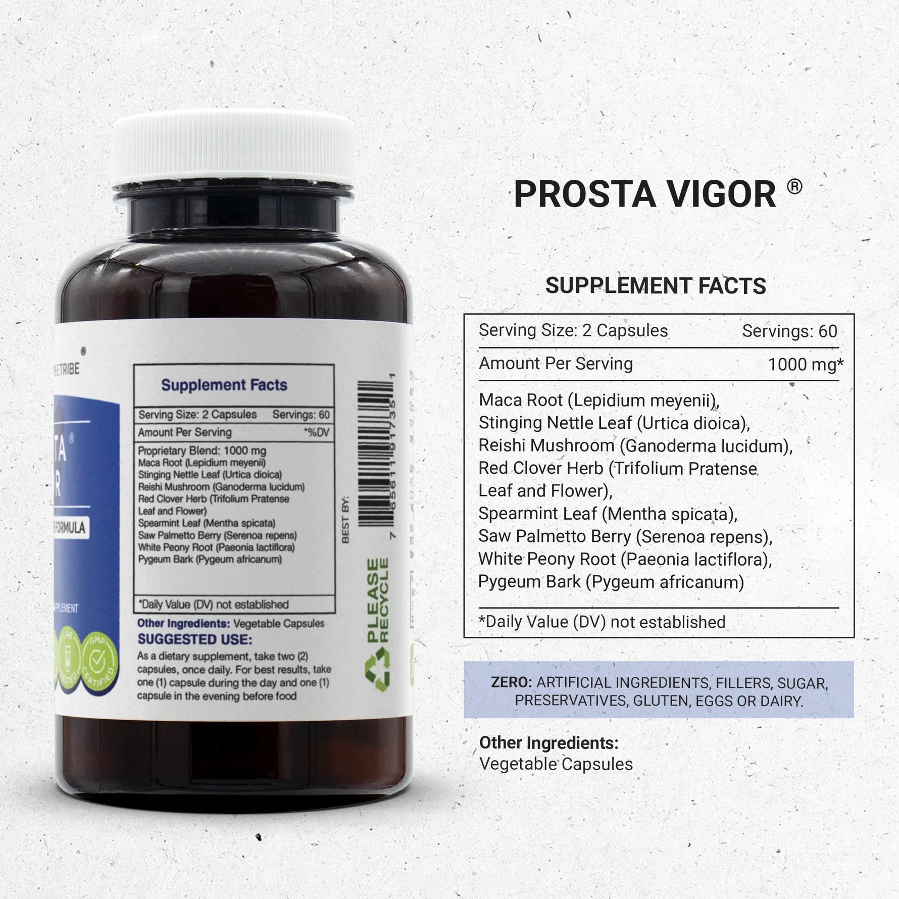 Prosta Vigor Capsules - Healthy Prostate Formula