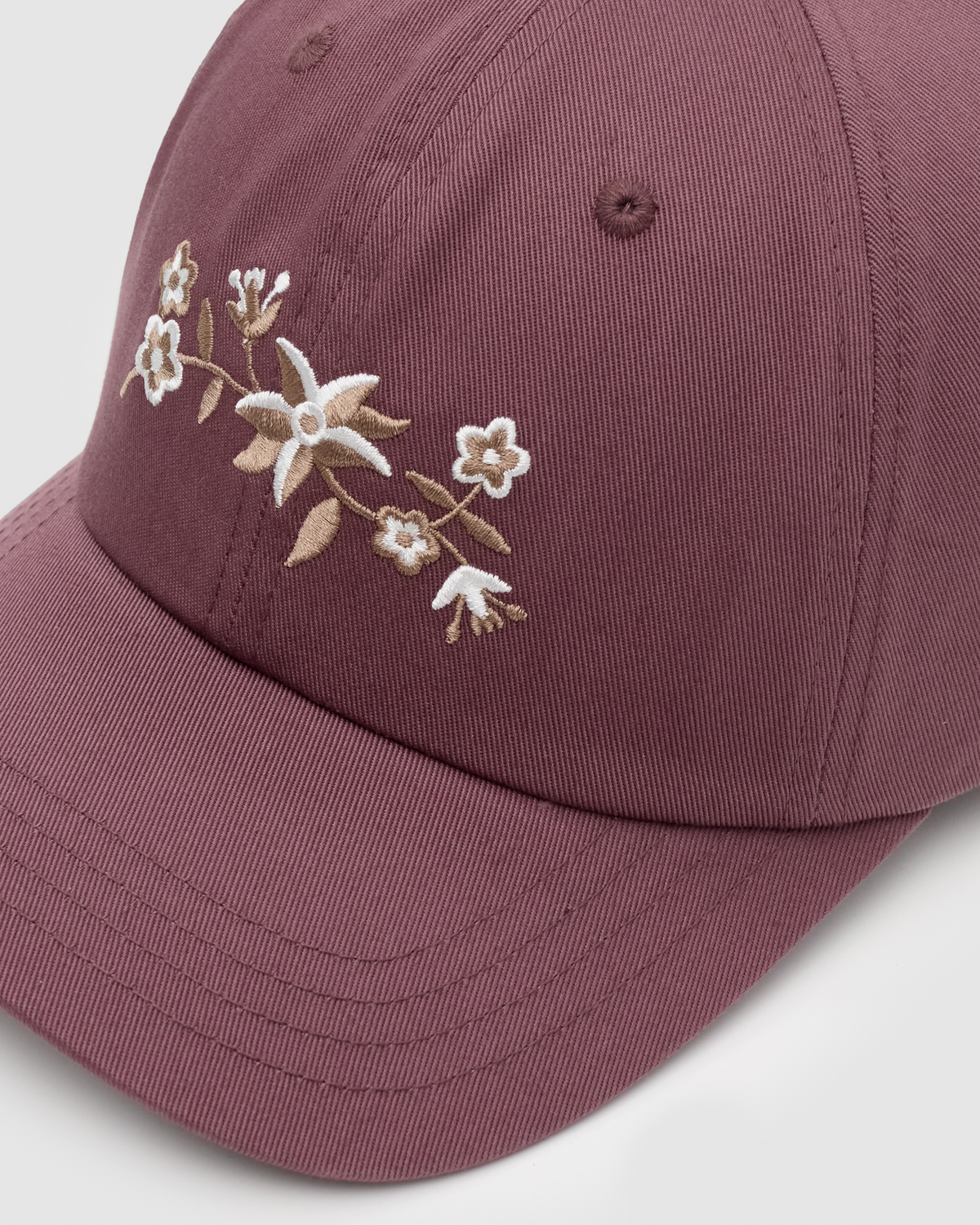 Vine Floral Peak Hat