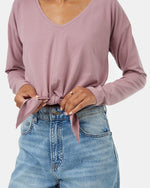 Tie Front Longsleeve