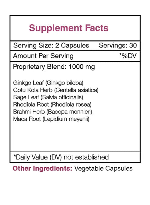 Raven's Wisdom Capsules - Cognitive Health Formula