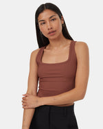 TechRib Wide Strap Scoop Tank