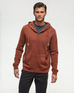 Woodblock Ten Zip Hoodie