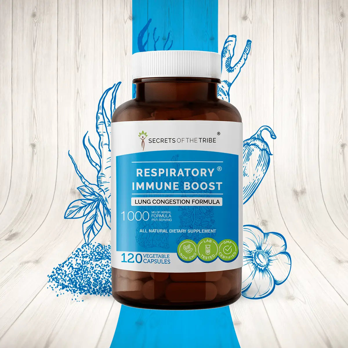 Respiratory Immune Boost Capsules - Lung Congestion Formula