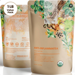 Anti-Inflammatea Loose Tea, Turmeric Ginger Herbal Blend | Organic & Kosher