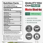 Master Mushrooms Blend, 110 servings – Daily Immune Support Adaptogenic Mushrooms