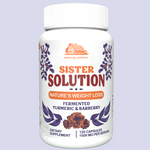 Sister Solution Fermented Turmeric & Barberry Capsules – Synergistic, Lead-Free – 120 Count