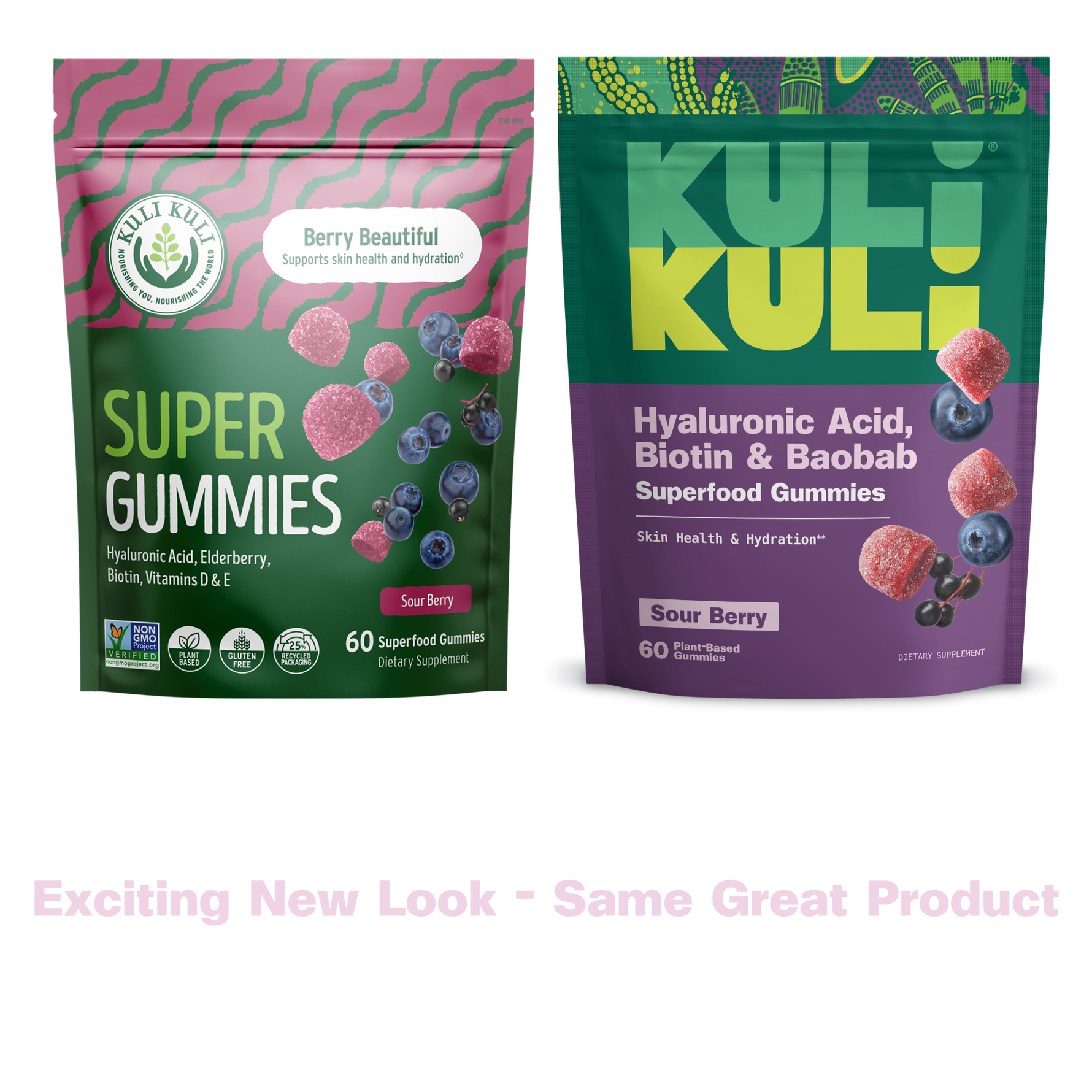Hyaluronic Acid, Biotin & Baobab Superfood Gummies
