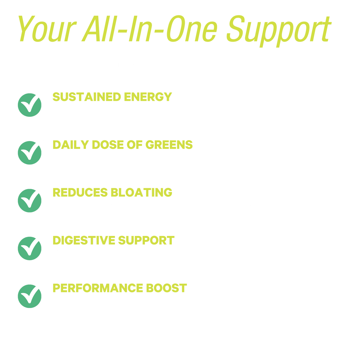 Super Greens for Daily Power