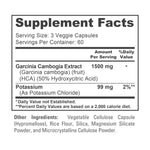 NusaPure Garcinia Cambogia 180 Veggie Capsules 1500mg (Vegetarian, Non-GMO, Vegan)