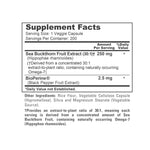 NusaPure Sea Buckthorn Omega-7 30:1 Extract, 250 mg per Veggie Caps - 200 Capsules - Non-GMO & Vegan
