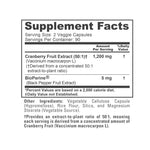 NusaPure Cranberry 1,200 mg 180 Veg Caps (Bioperine, Non-GMO, Vegan)