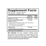 NusaPure Sea Kelp Natural Iodine 325mcg 10:1 Extract, 65 mg Capsule 200 Count (Non-GMO, Vegan)