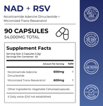 NAD + Resveratrol Capsules