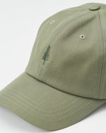 Tree Embroidery Tencel Peak Hat