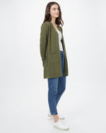 Highline Cotton Sage Tree Stitch Cardigan