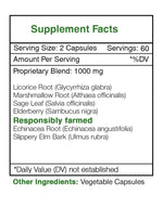 Throat Soothe Capsules - Sore Throat Formula