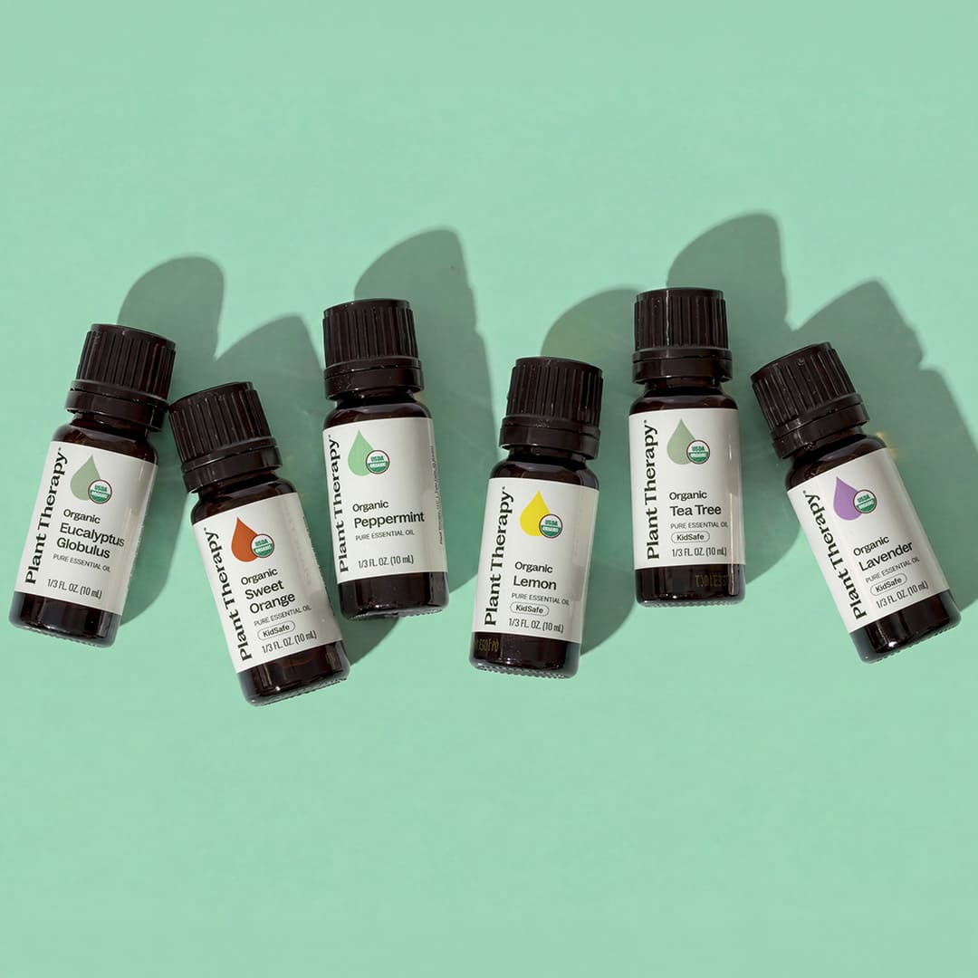Top 6 Organic Singles Essential Oil Set
