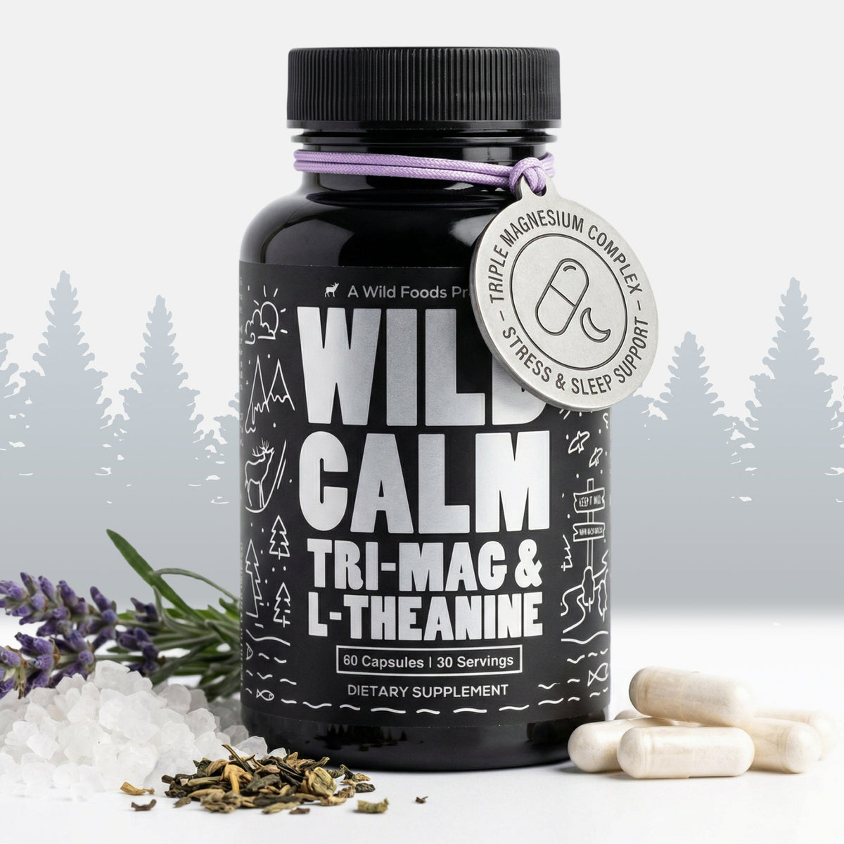 Wild Tri-Mag & L-Theanine