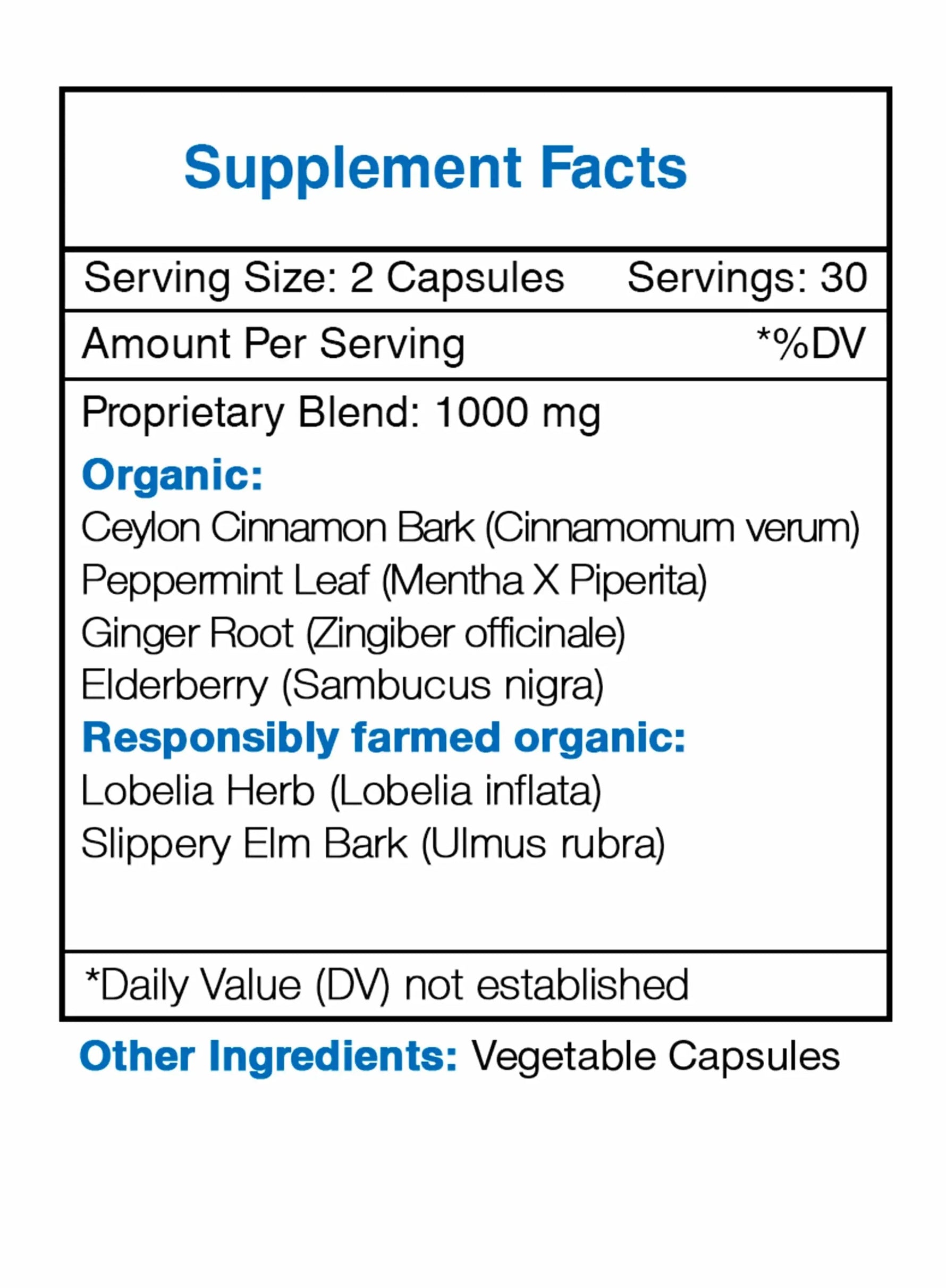 Tribal Cough-ease Capsules - Cough Formula