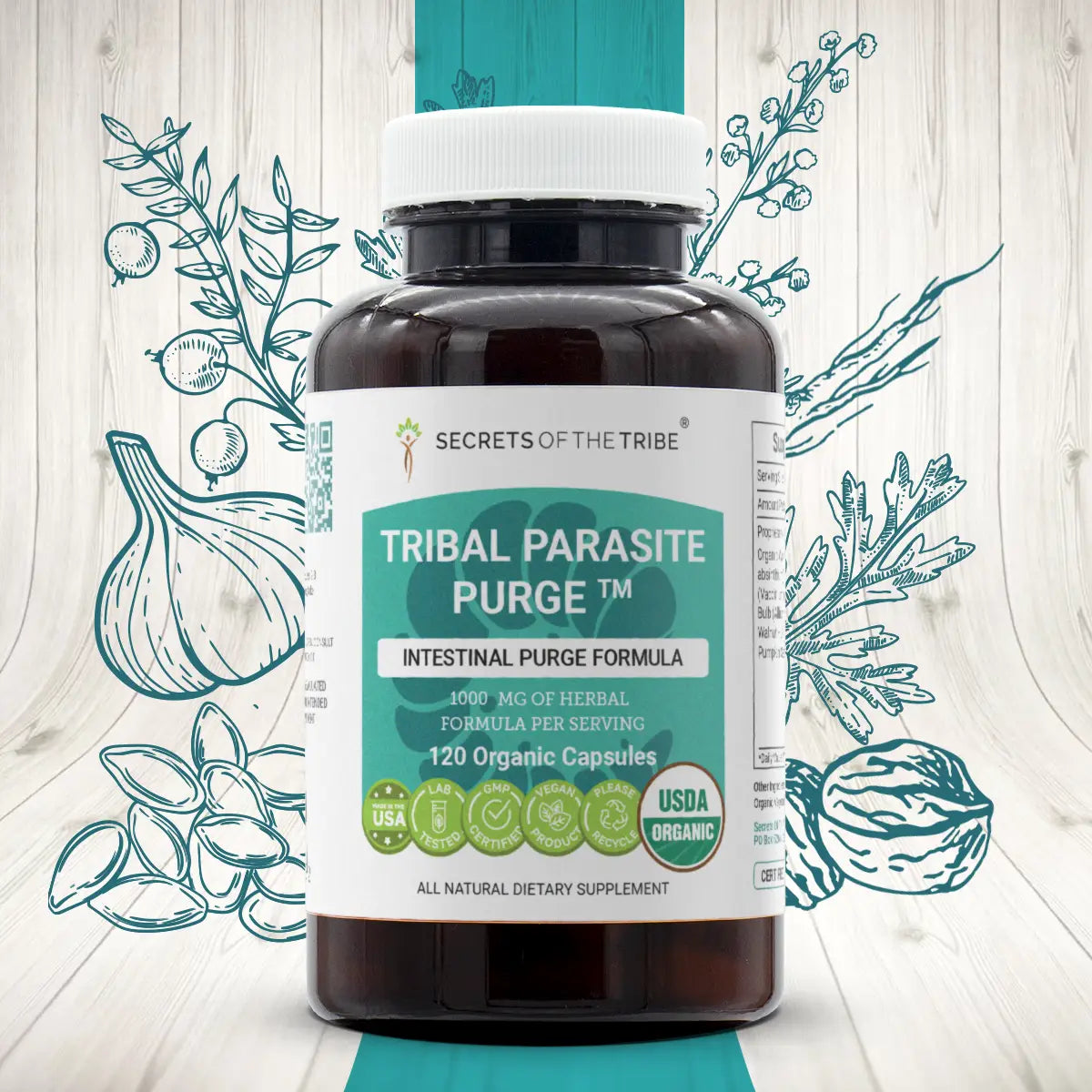 Tribal Parasite Purge Capsules - Intestinal Purge Formula