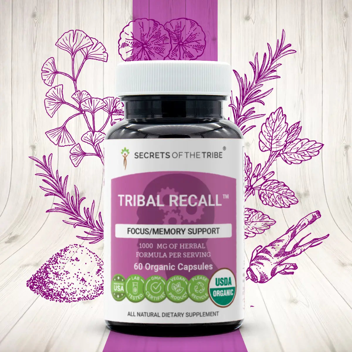 Tribal Recall Capsules - Memory Support