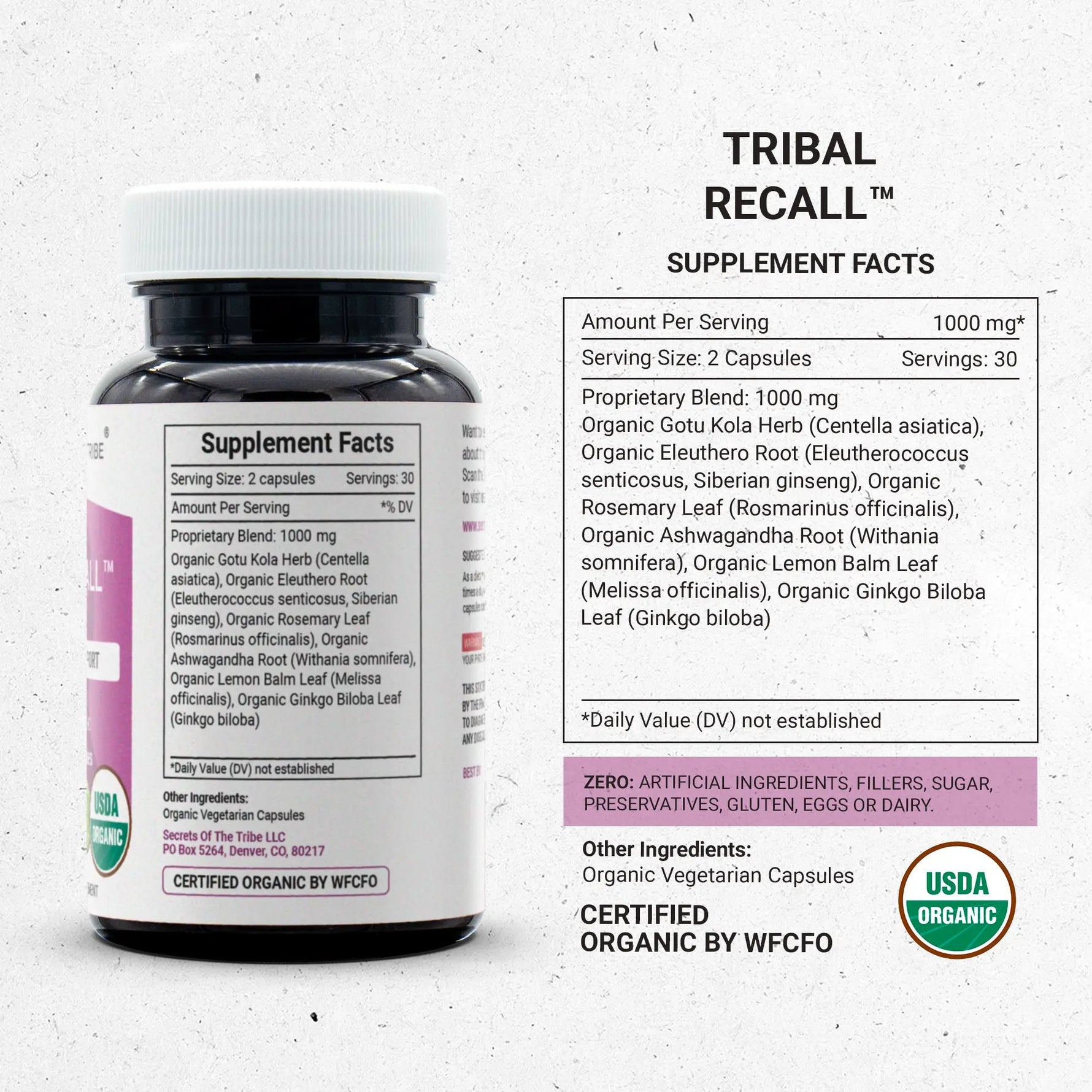 Tribal Recall Capsules - Memory Support
