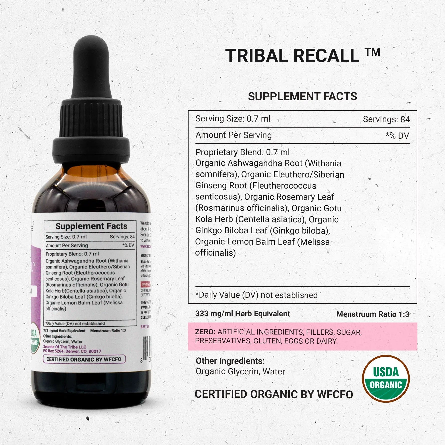 Tribal Recall - Focus/Memory Support