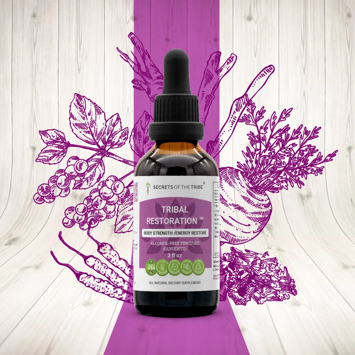 Tribal Restoration - Body Strength/Energy Restore
