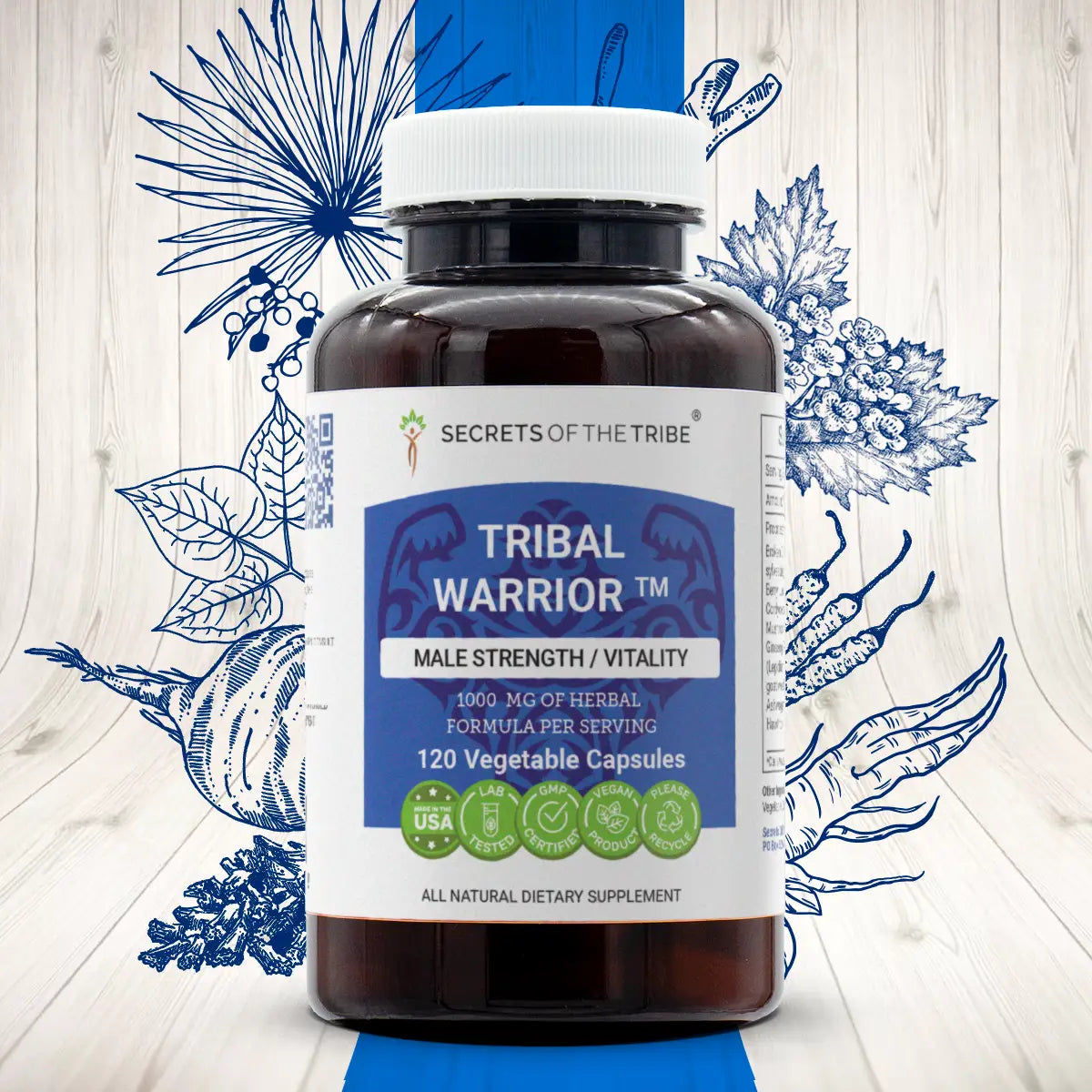 Tribal Warrior Capsules - Male Strength/Vitality